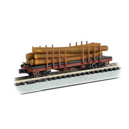 Click here to learn more about the Bachmann Industries N ACF 40'' Log Car, 1935-1960.