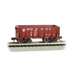 Click here to learn more about the Bachmann Industries N Ore Car, PRR/Tuscan Red.