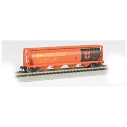 Click here to learn more about the Bachmann Industries N 4-Bay Cylindrical Hopper, Canada.