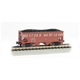 Click here to learn more about the Bachmann Industries N 55-Ton 2-Bay Hopper, WM/Speed.