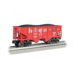 Click here to learn more about the Bachmann Industries N 55-Ton 2-Bay Hopper, CB&Q.