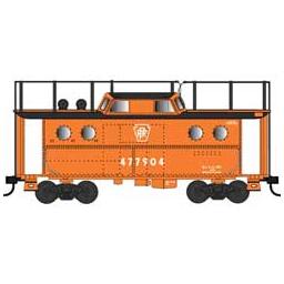 Click here to learn more about the Bowser Manufacturing Co., Inc. N N5c Caboose, PRR/KS Focal Orange/Antenna #477904.