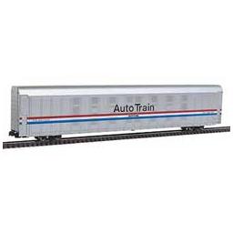 Click here to learn more about the Kato USA, Inc. N Aluminum Autorack, Amtrak/Phase III #1 (4).