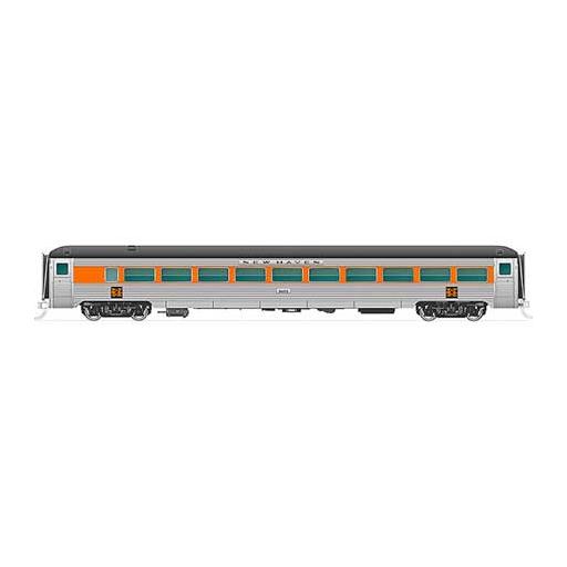 Rapido Trains Inc. N New Haven 8600-Series Coach, NH/Red Wdw #8654