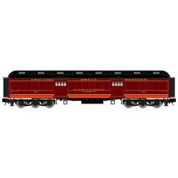 Click here to learn more about the Atlas Model Railroad N Trainman 60'' Baggage Car, CGW #47.