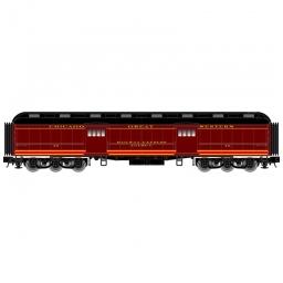 Click here to learn more about the Atlas Model Railroad N Trainman 60'' Baggage Car, CGW #48.