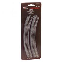 Click here to learn more about the Kato USA, Inc. N 249mm 9-3/4" Radius Curve 45-Degree (4).