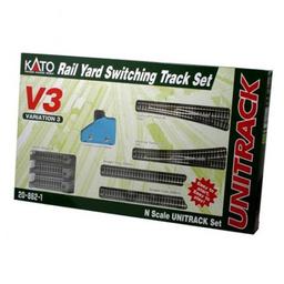 Click here to learn more about the Kato USA, Inc. N V3 Rail Yard Switching Set.