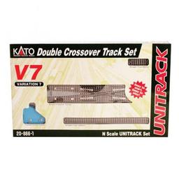 Click here to learn more about the Kato USA, Inc. N V7 Double Crossover Track Set.