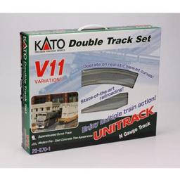 Click here to learn more about the Kato USA, Inc. N V11 Double Track Set.
