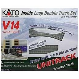 Click here to learn more about the Kato USA, Inc. N V14 Double Track Inner Loop Set.