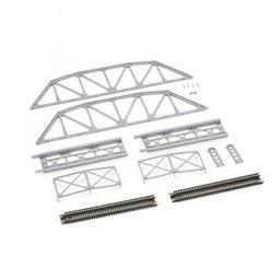 Click here to learn more about the Atlas Model Railroad N KIT Code 80 Through Truss Bridge, Silver.