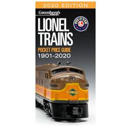 Click here to learn more about the Kalmbach Publishing Co. Lionel Trains Pocket Price Guide 1901-2020.