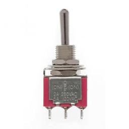 Click here to learn more about the Miniatronics Corp SPDT Mini Toggle Switch, Sprung 5Amp 120V (2).