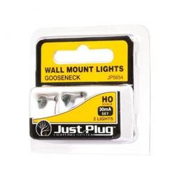 Click here to learn more about the Woodland Scenics HO Wall Mount Lights, Gooseneck (3).
