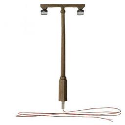 Click here to learn more about the Woodland Scenics HO Street Lights, Twin. Lamp (3).