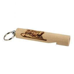 Click here to learn more about the Brooklyn Peddler Key Chain, Short Toot Whistle.