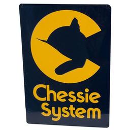 Click here to learn more about the Microscale Industries 8" Die-Cut Metal Sign, Chessie.