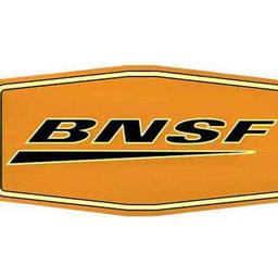 Click here to learn more about the Microscale Industries 10" Die-Cut Metal Sign, BNSF/Wedge.