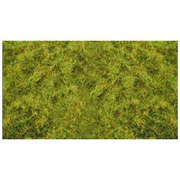 Click here to learn more about the Bachmann Industries 2mm 11'' x 5.5" Static Grass, Light Green.