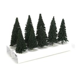 Click here to learn more about the Bachmann Industries Scenescapes Pine Trees, 3-4" (9).