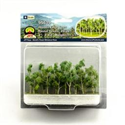Click here to learn more about the JTT Scenery Products Woods Edge Trees, Pastel Green 2-2.5" (20).