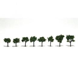 Click here to learn more about the Woodland Scenics Ready-Made Tree, Medium Green .75-1.25" (8).