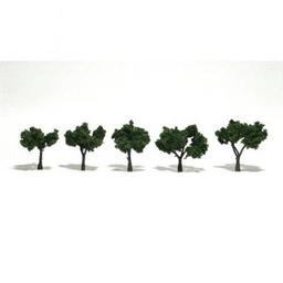 Click here to learn more about the Woodland Scenics Ready-Made Tree, Medium Green 1.25-2" (5).