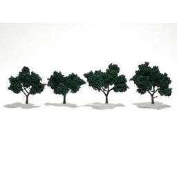Click here to learn more about the Woodland Scenics Ready-Made Tree, Dark Green 2-3" (4).