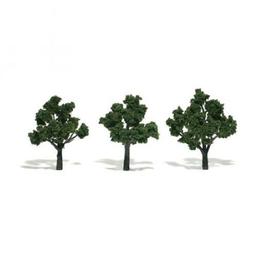 Click here to learn more about the Woodland Scenics Ready-Made Tree, Medium Green 3-4" (3).