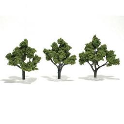 Click here to learn more about the Woodland Scenics Ready-Made Tree, Light Green 4-5" (3).