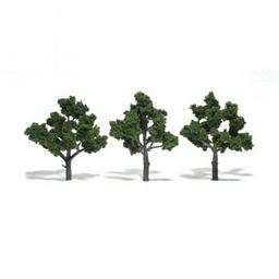 Click here to learn more about the Woodland Scenics Ready-Made Tree, Medium Green 4-5" (3).
