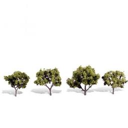 Click here to learn more about the Woodland Scenics Classics Tree, Early Light 2-3" (4).