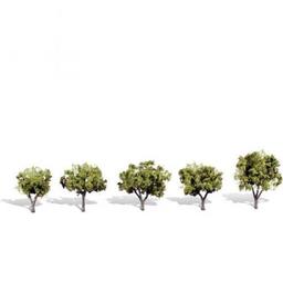 Click here to learn more about the Woodland Scenics Classics Tree, Early Light 1.25-2" (5).