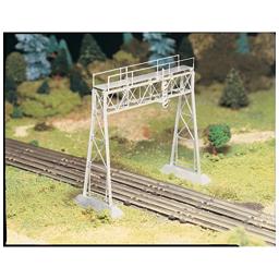 Click here to learn more about the Bachmann Industries O Snap KIT Signal Bridge, Silver.