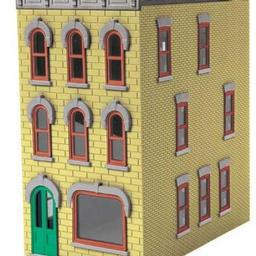 Click here to learn more about the M.T.H. Electric Trains O 3-Story Town House #1, Yellow.