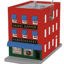 Click here to learn more about the M.T.H. Electric Trains O Dapper Dan''s Haberdashery w/Blinking Sign.