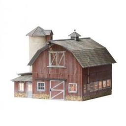 Click here to learn more about the Woodland Scenics O Built-Up Old Weathered Barn.