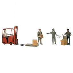 Click here to learn more about the Woodland Scenics O Workers w/Forklift.