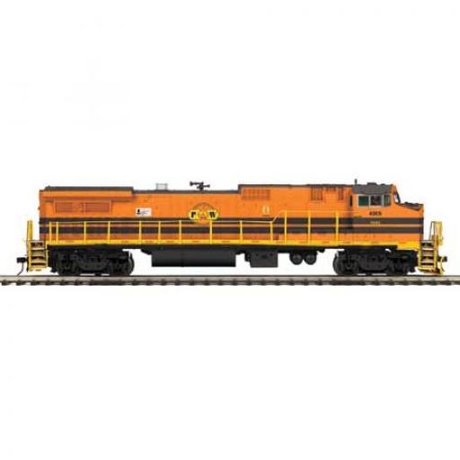 M.T.H. Electric Trains O Hi-Rail Dash 8-40BW w/PS3, P&W #4005