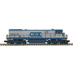 Click here to learn more about the M.T.H. Electric Trains O Hi-Rail U30C w/PS3, CSX #7266.