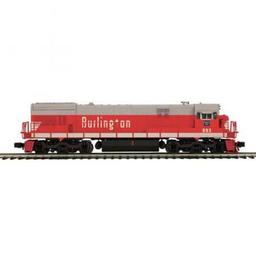 Click here to learn more about the M.T.H. Electric Trains O Hi-Rail U30C w/PS3, CB&Q #893.