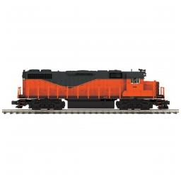 Click here to learn more about the M.T.H. Electric Trains O Hi-Rail GP38-2 w/PS3, Armco Steel #B-84.