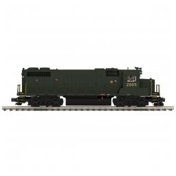 Click here to learn more about the M.T.H. Electric Trains O Hi-Rail GP38-2 w/PS3, PRSL #2005.