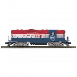 Click here to learn more about the M.T.H. Electric Trains O GP-9 w/PS3, BAR #1776 Jeremiah O''Brien.