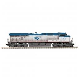 Click here to learn more about the M.T.H. Electric Trains O Hi-Rail ES44AC w/PS3, Amtrak #2019.