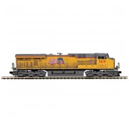 Click here to learn more about the M.T.H. Electric Trains O Hi-Rail ES44AC w/PS3, UP #7419.