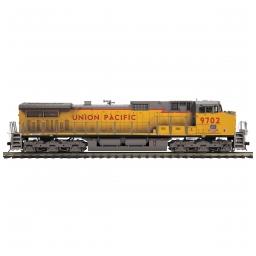 Click here to learn more about the M.T.H. Electric Trains O Hi-Rail Dash-9 w/PS3, UP #9702.