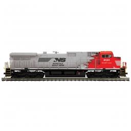 Click here to learn more about the M.T.H. Electric Trains O Hi-Rail Dash-9 w/PS3, NS #8520.