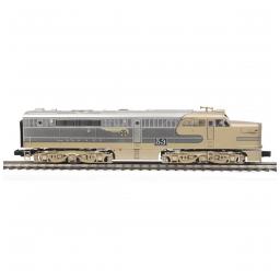 Click here to learn more about the M.T.H. Electric Trains O-27 Alco PA A w/PS3 Hi-Rail, SF #53.